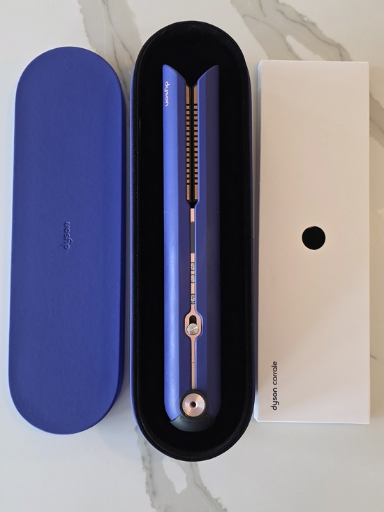 Dyson Other - LIKE NEW Dyson Corrale Cordless Hair Straightener- Deep Blue with Rose Gold Trim